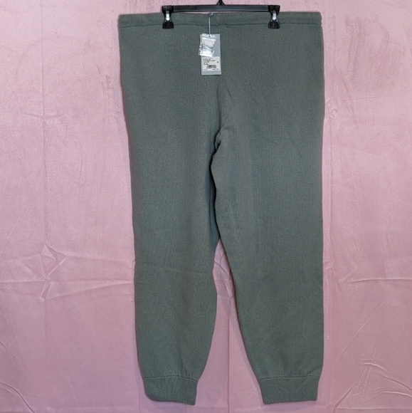 Antonio Melani Mint Green Cashmere Elizabeth Jogger Pants size XL - Picture 4 of 6